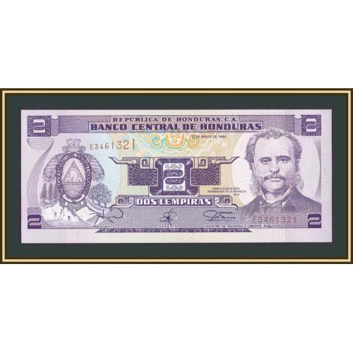 Гондурас 2 лемпира 1994 P-72 (72c) UNC