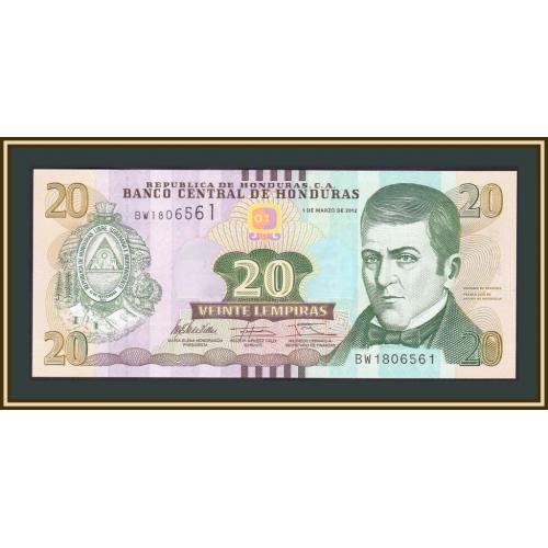Гондурас 20 лемпир 2012 P-100 (100a) UNC