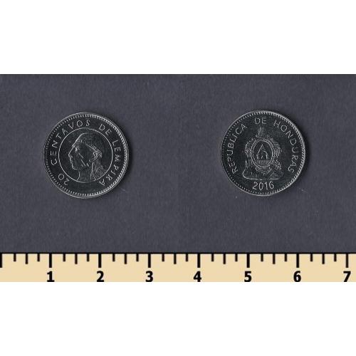 Гондурас 20 сентаво 2016