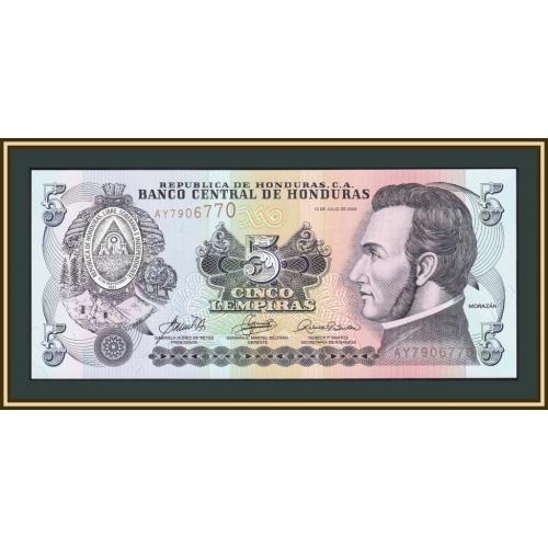 Гондурас 5 лемпир 2006 P-91 (91a) UNC