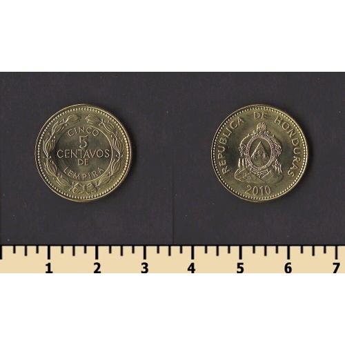 Гондурас 5 сентаво 2010