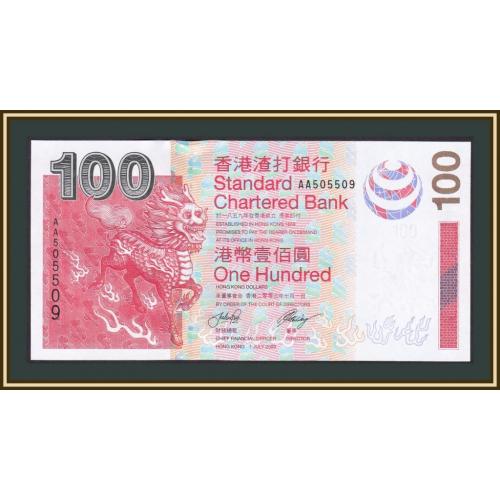 Гонконг 100 долларов 2003 P-293 UNC