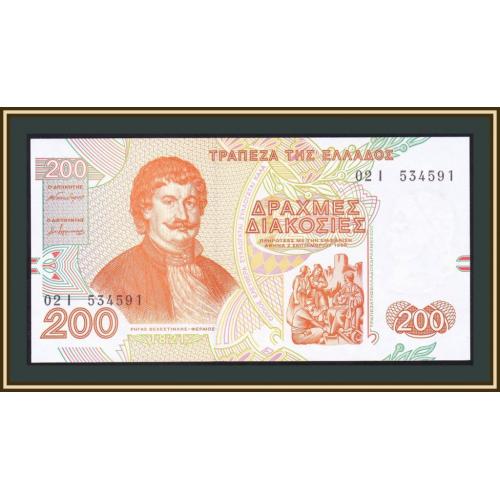 Греция 200 драхм 1996 P-204 (204a) UNC