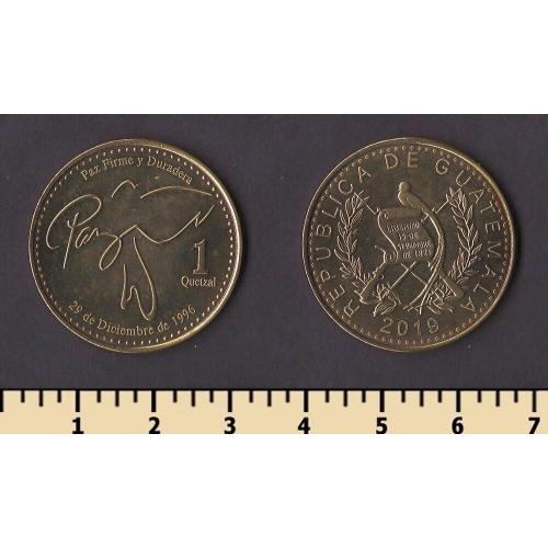 Гватемала 1 кетцаль 2019