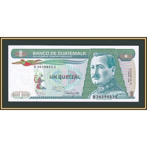 Гватемала 1 кетсаль 1986 P-66 (66a.4) UNC