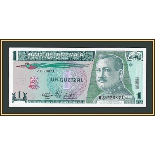 Гватемала 1 кетсаль 1990 P-73 (73a.1) UNC