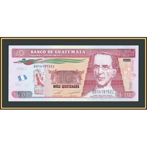 Гватемала 10 кетсалей 2020 P-123 (123Ag) UNC