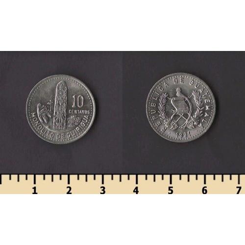 Гватемала 10 сентаво 1991