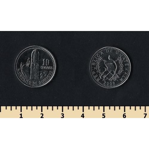 Гватемала 10 сентаво 2008