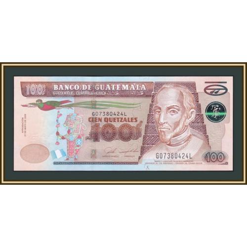 Гватемала 100 кетсалей 2020 P-126 (126j) UNC