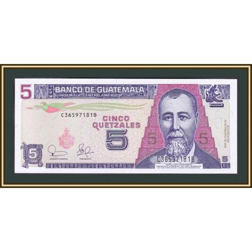 Гватемала 5 кетсалей 2003 P-106 (106a) UNC