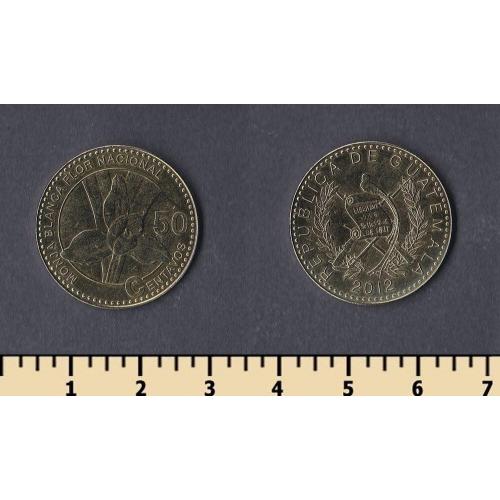 Гватемала 50 сентаво 2012