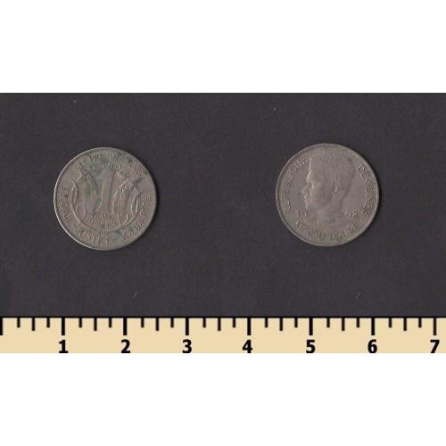 Гвинея 1 франк 1962