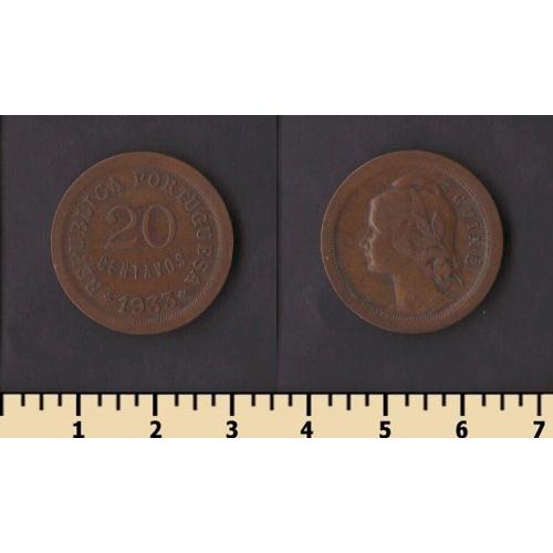 Гвинея-Бисау 20 сентаво 1933