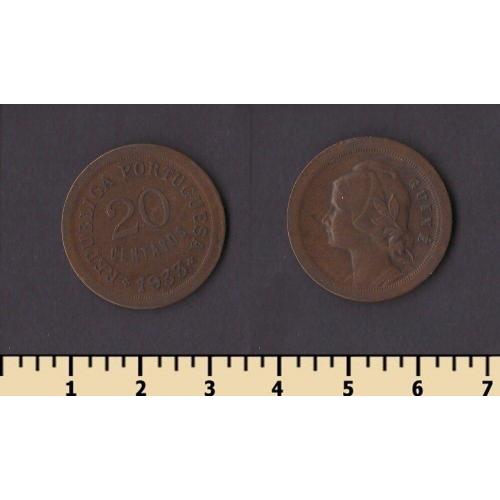 Гвинея-Бисау 20 сентаво 1933