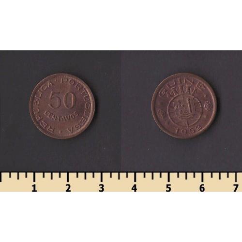 Гвинея-Бисау 50 сентаво 1952