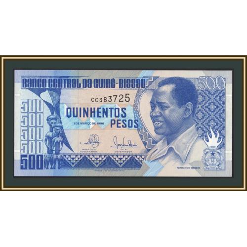 Гвинея-Бисау 500 песо 1990 P-12 UNC