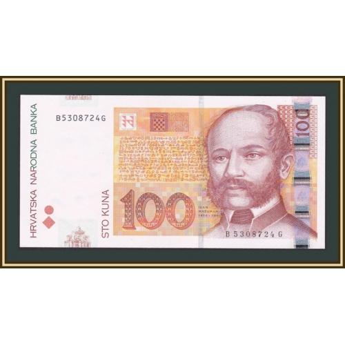 Хорватия 100 кун 2012 P-41 (41b) UNC
