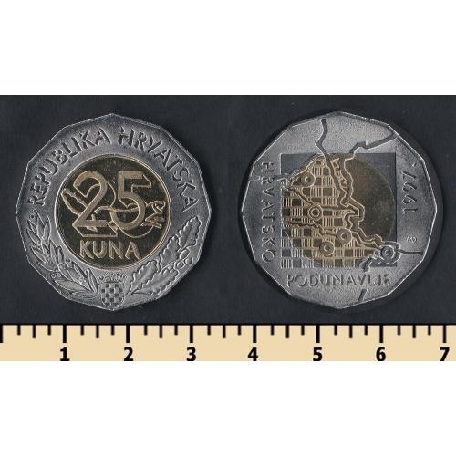 Хорватия 25 куна 1997