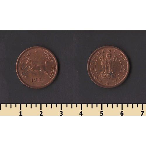 Индия 1 пайс 1951