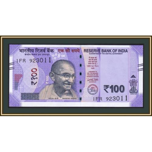 Индия 100 рупий 2018 P-112 (112a) UNC