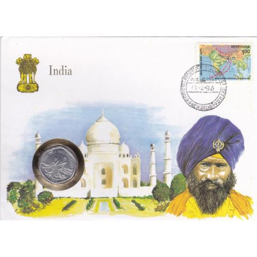 Индия 20 пайса 1983