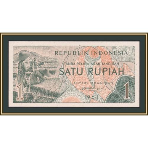 Индонезия 1 рупия 1960 P-76 UNC