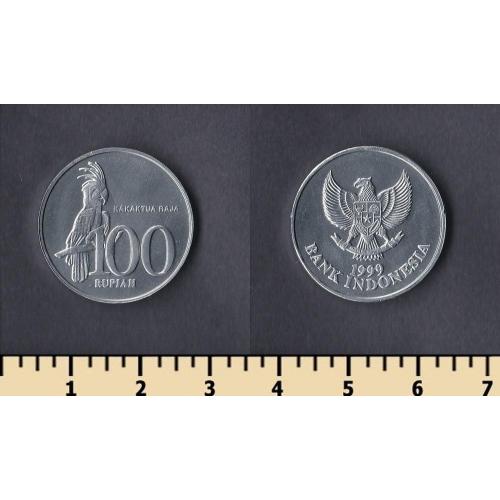Индонезия 100 рупий 1999