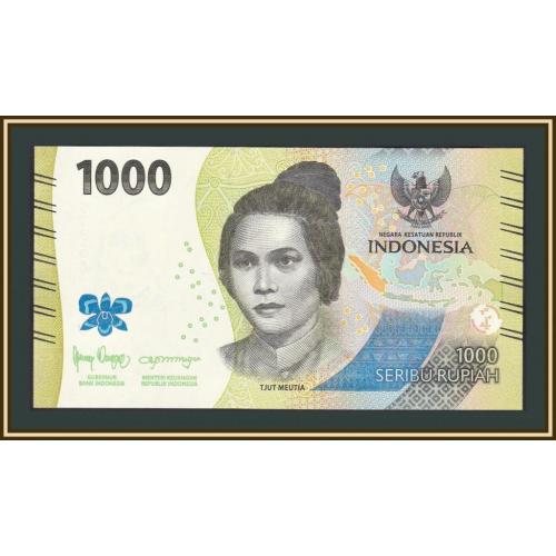 Индонезия 1000 рупий 2022 P-162 UNC