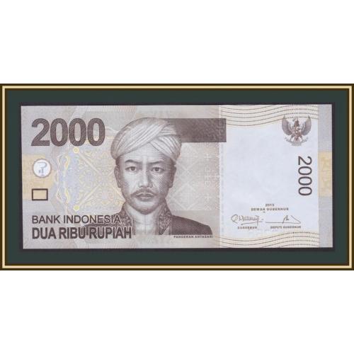 Индонезия 2000 рупий 2013 P-148 (148e) UNC