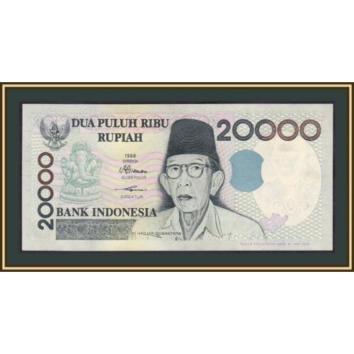 Индонезия 20000 рупий 1998 (2002) P-138 (138e) a-UNC