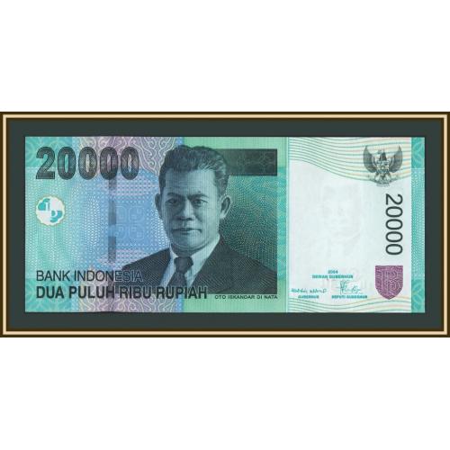 Индонезия 20000 рупий 2004 P-144 (144а) UNC