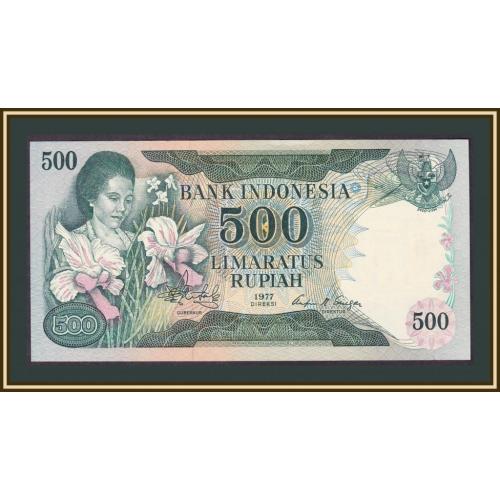 Индонезия 500 рупий 1977 P-117 а-UNC