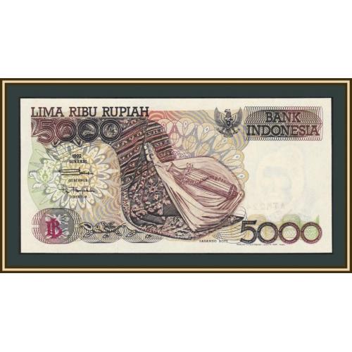 Индонезия 5000 рупий 1992 (1999) P-130 (130h) UNC