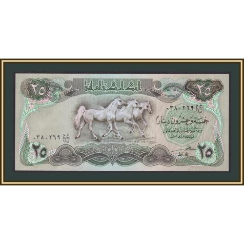 Ирак 25 динаров 1982 P-72 (72a.2) UNC-