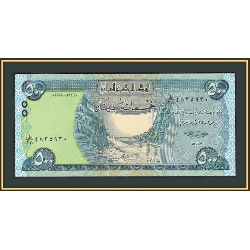 Ирак 500 динаров 2018 P-98 (98Ab) UNC