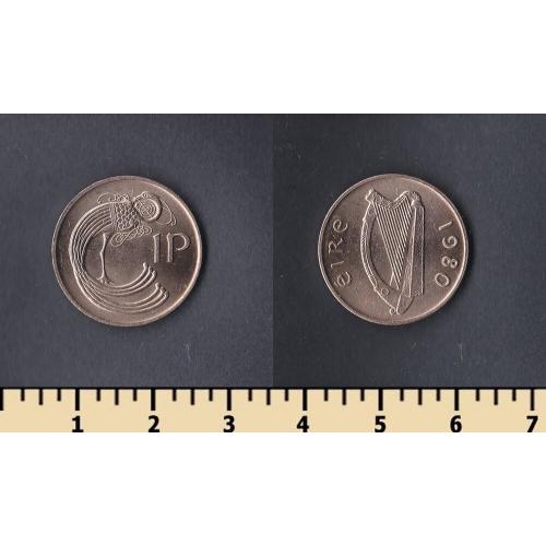 Ирландия 1 пенни 1980