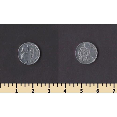 Испания 1 песета 1989