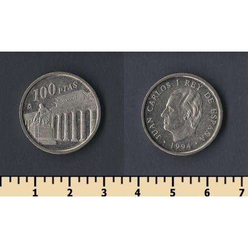 Испания 100 песет 1994