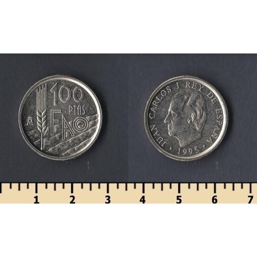 Испания 100 песет 1995