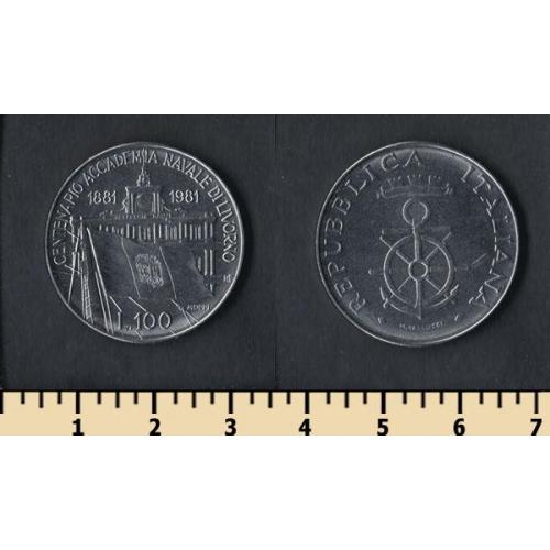 Италия 100 лир 1981