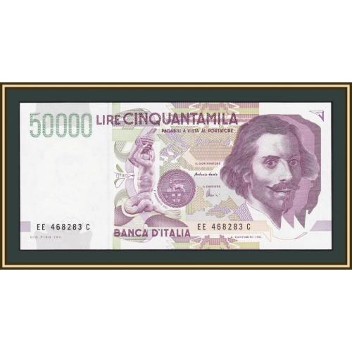 Италия 50000 лир 1999 P-116 (116c.2) UNC