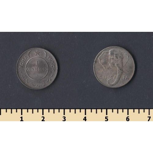 Итальянское Сомали 1 чентезимо 1950
