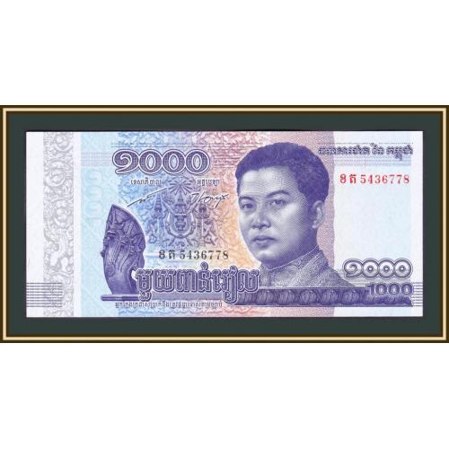 Камбоджа 1000 риелей 2016 P-67 (67a) UNC