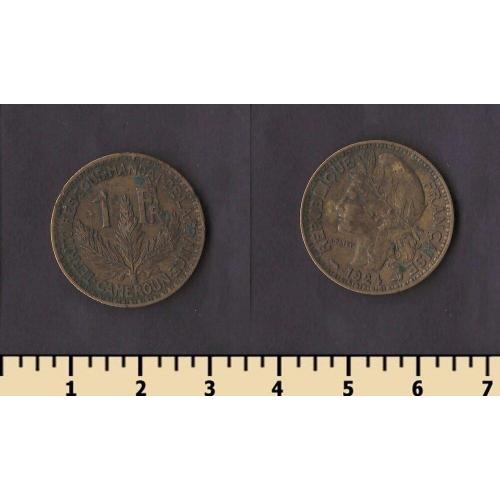 Камерун 1 франк 1924