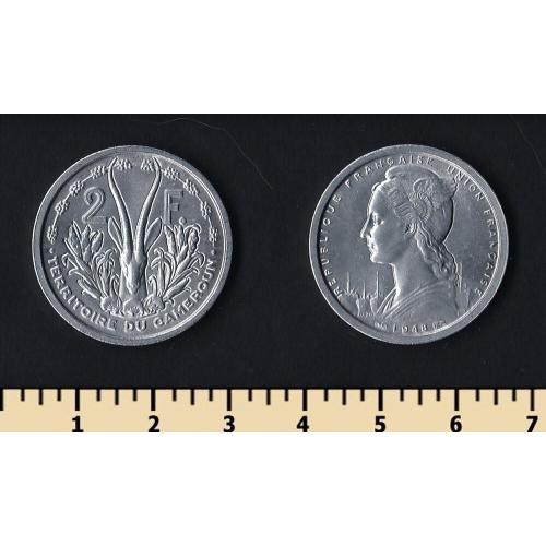 Камерун 2 франка 1948