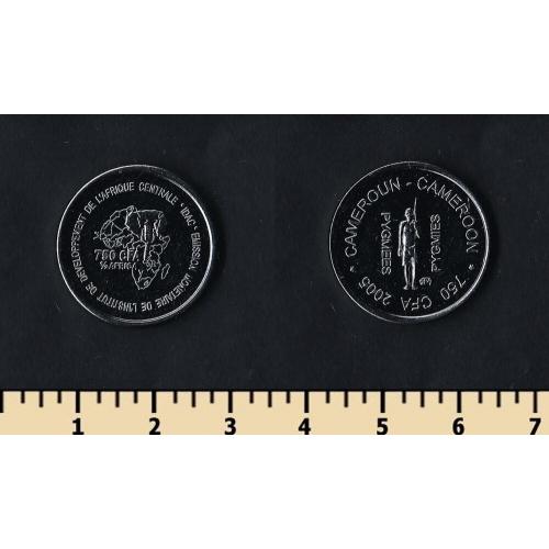 Камерун 750 франков 2005