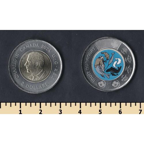 Канада 2 доллара 2024