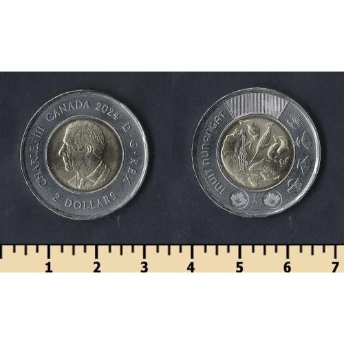 Канада 2 доллара 2024