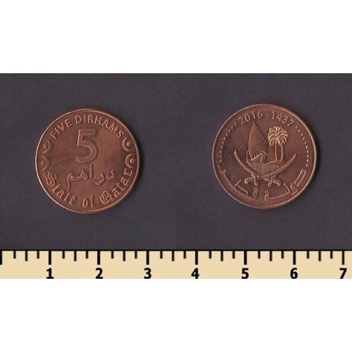 Катар 5 дирхам 2016